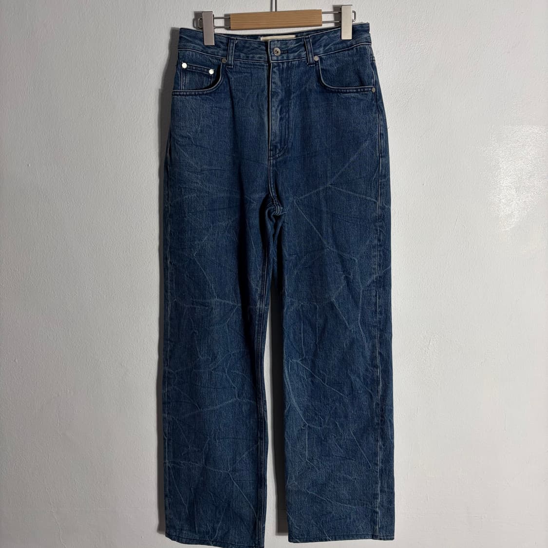 STU 크리즈 데님 팬츠(S) 상품이미지1