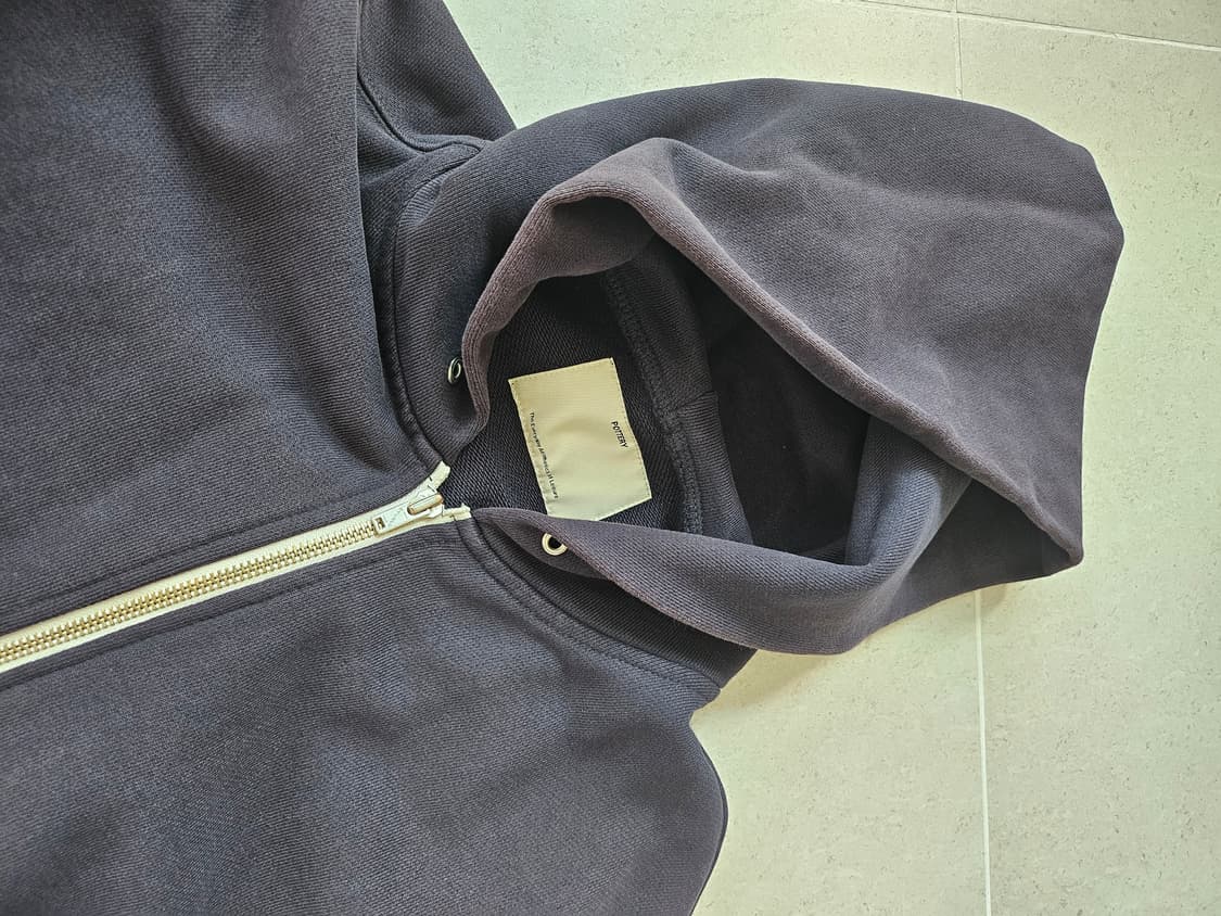 포터리 Comfort Zip-up Hooded Sweat 상품이미지2