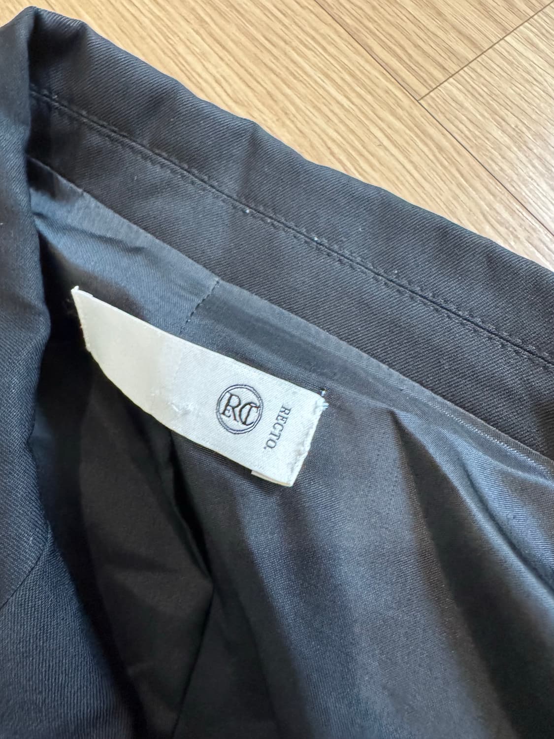 Recto 렉토 블랙 오버자켓 상품이미지2