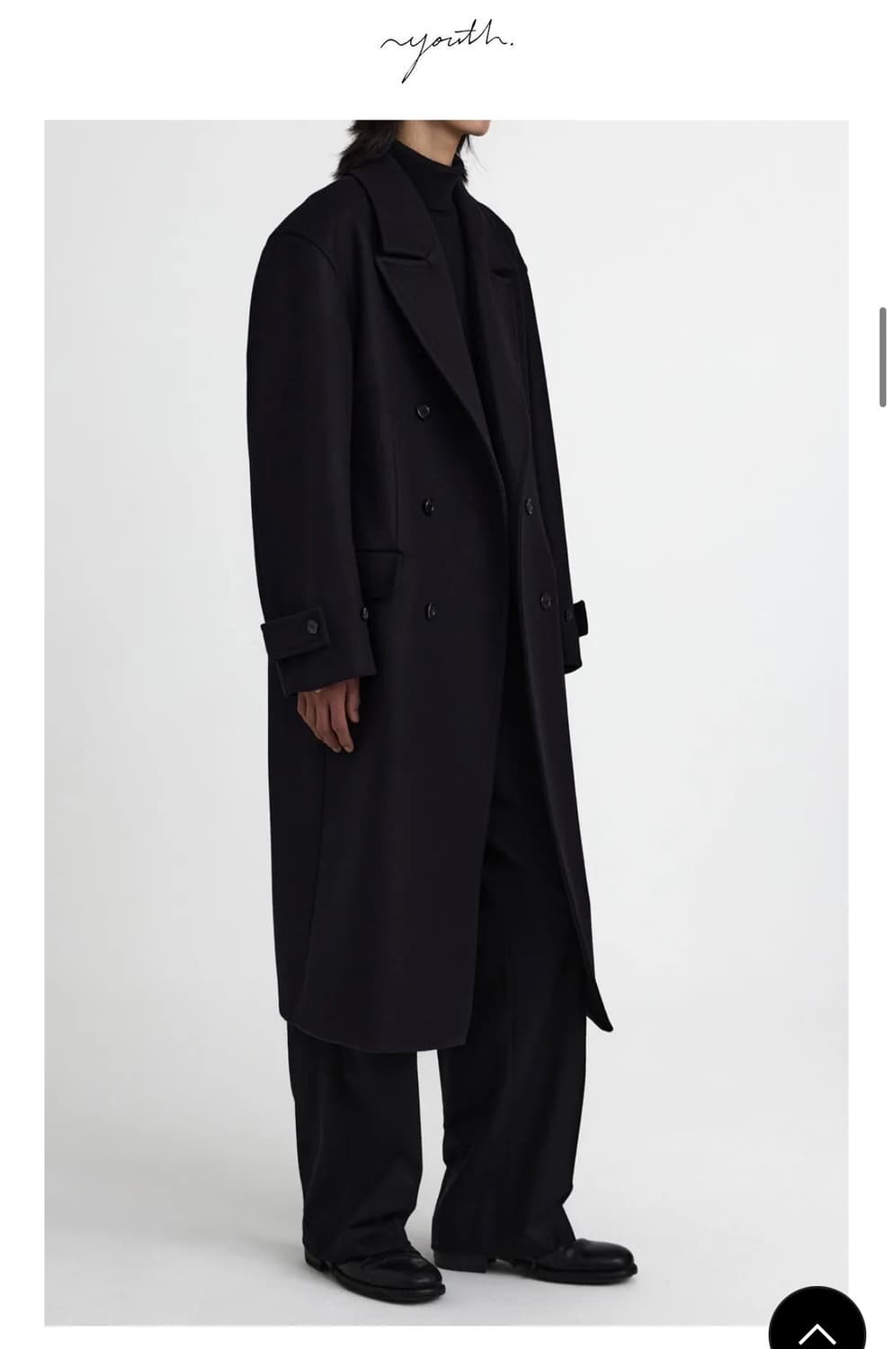 youth 유스 폴로 롱 코트 네이비 105 M 사이즈 상품이미지2
