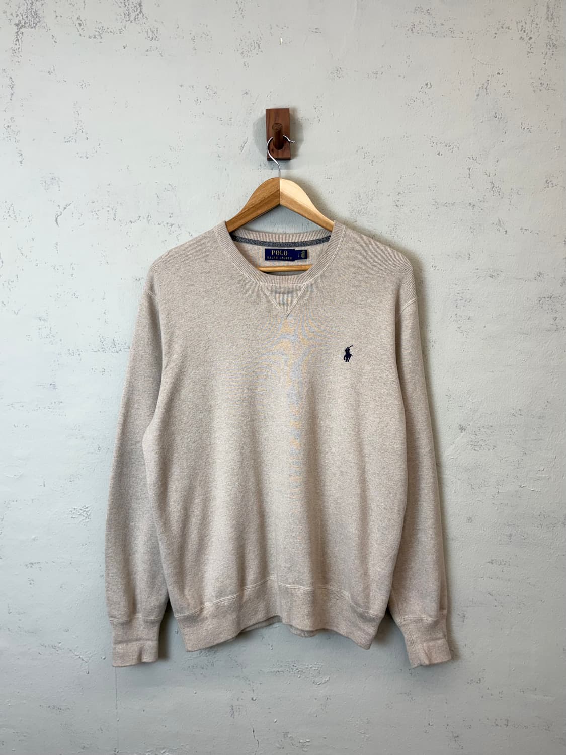 폴로랄프로렌 램스울 니트 스웻셔츠 베이지 상품이미지1