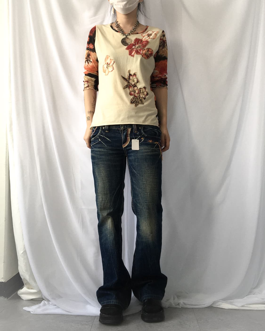 Oriental mood mesh sleeve 상품이미지5