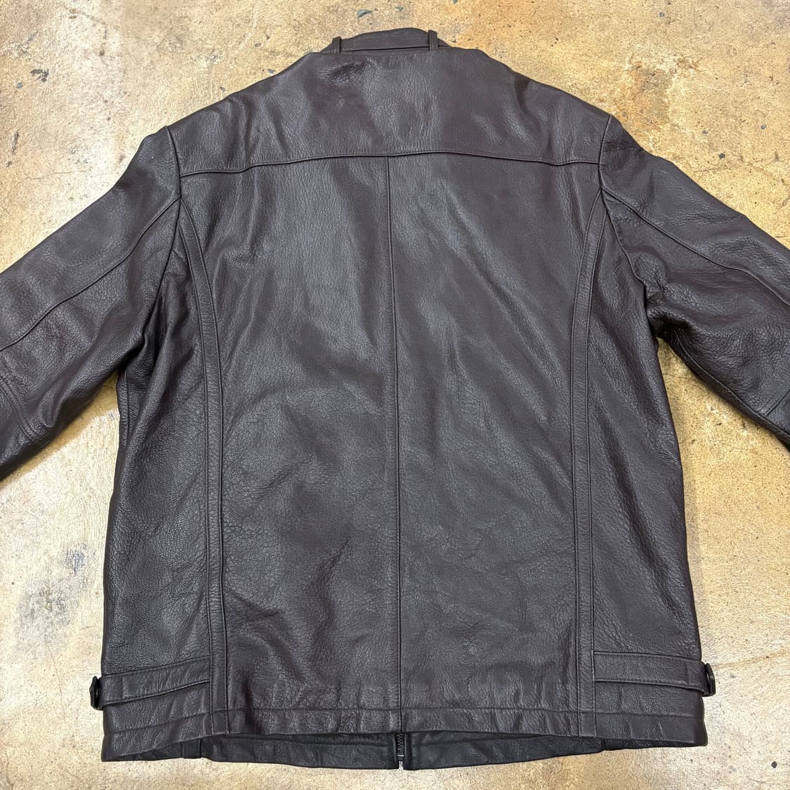 [정품/100] Dayson 데이슨 브라운 양가죽 자켓 b19 상품이미지4