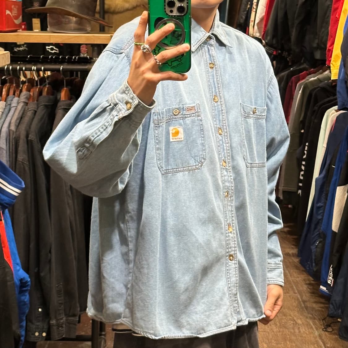 [HI] 칼하트 데님셔츠 상품이미지4