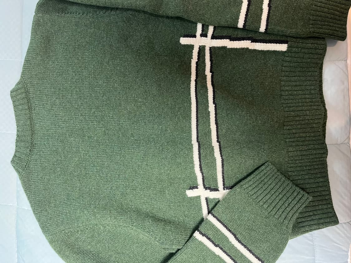 [m] ss daley 지디 최우식 착용 가디건 그린 상품이미지6