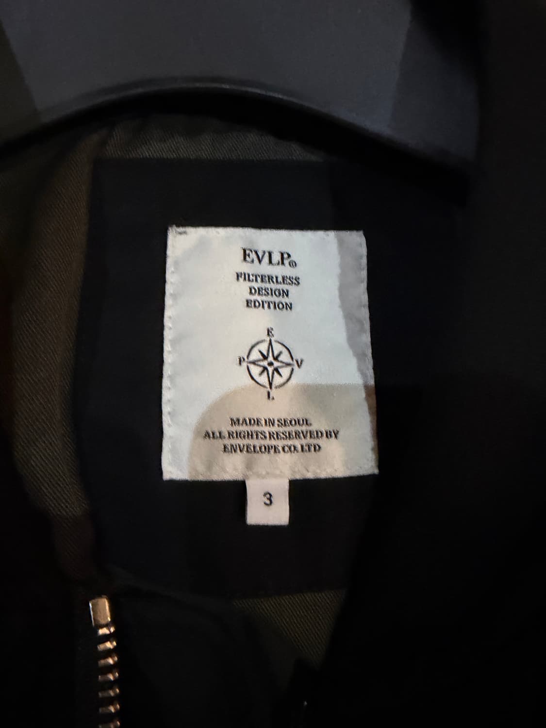 엔벨로프 노캐스터 ma-1(마원) 블랙 3사이즈 상품이미지2