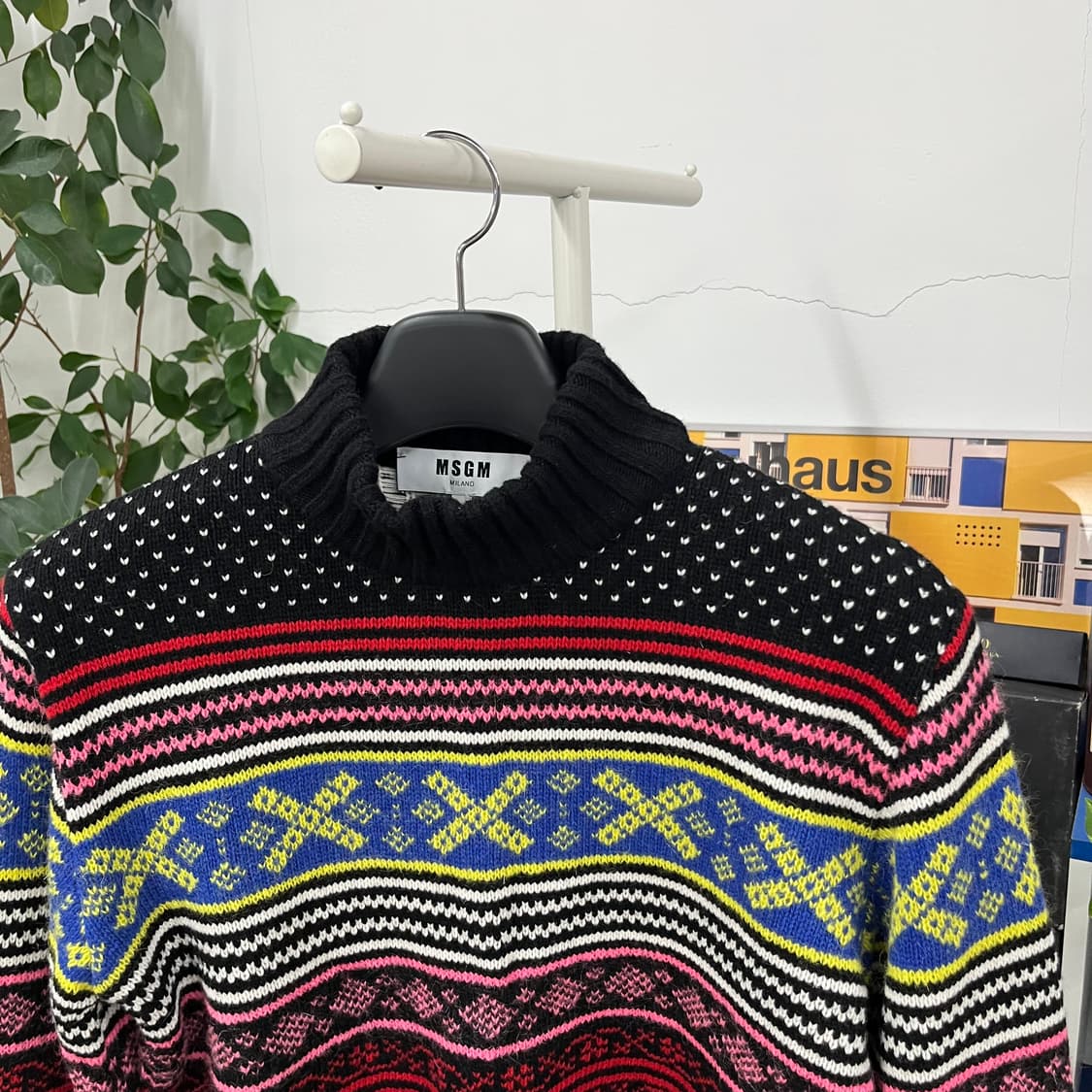 MSGM 우먼 페어아일 모헤어 니트 XS 상품이미지2