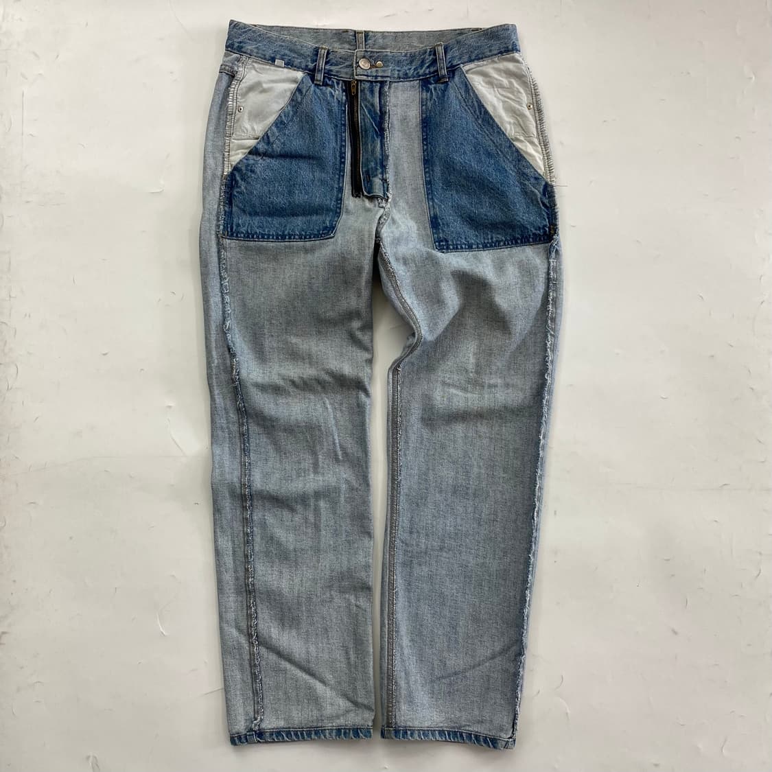 패치워크 데님 팬츠 상품이미지1