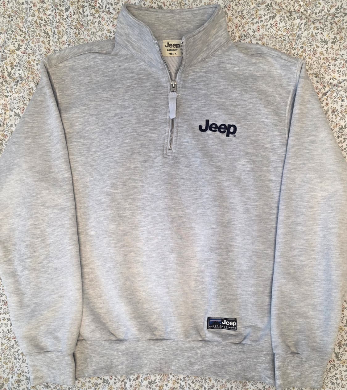 Jeep  반집업 롱슬리브 라이트 그레이 셔츠 (95~100) 상품이미지2