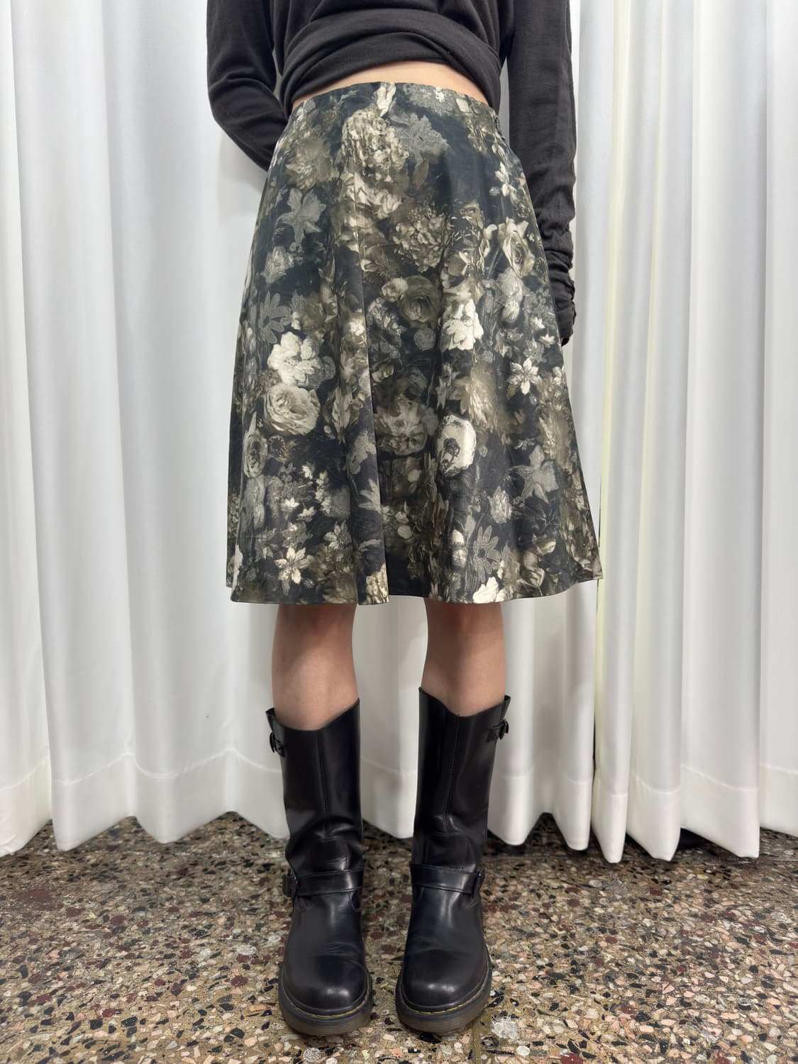 ichie flower midi skirt 상품이미지4