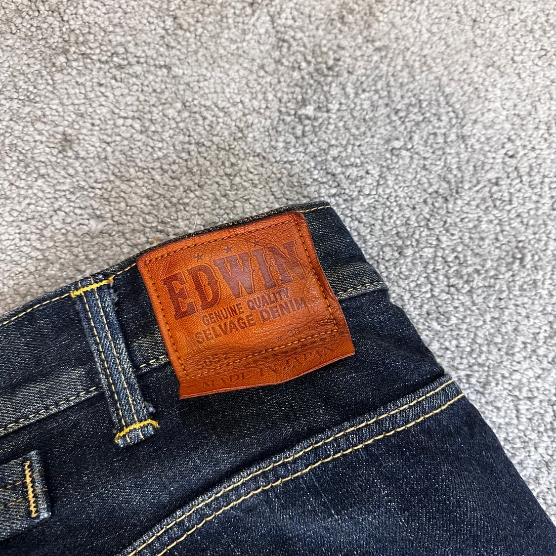 에드윈 505Z 신치백 셀비지 데님38 상품이미지2