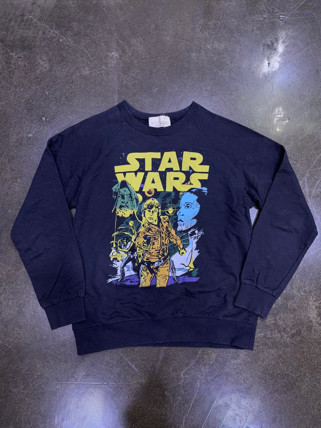 스타워즈 프린팅 맨투맨 스웻셔츠 네이비 S 상품이미지1