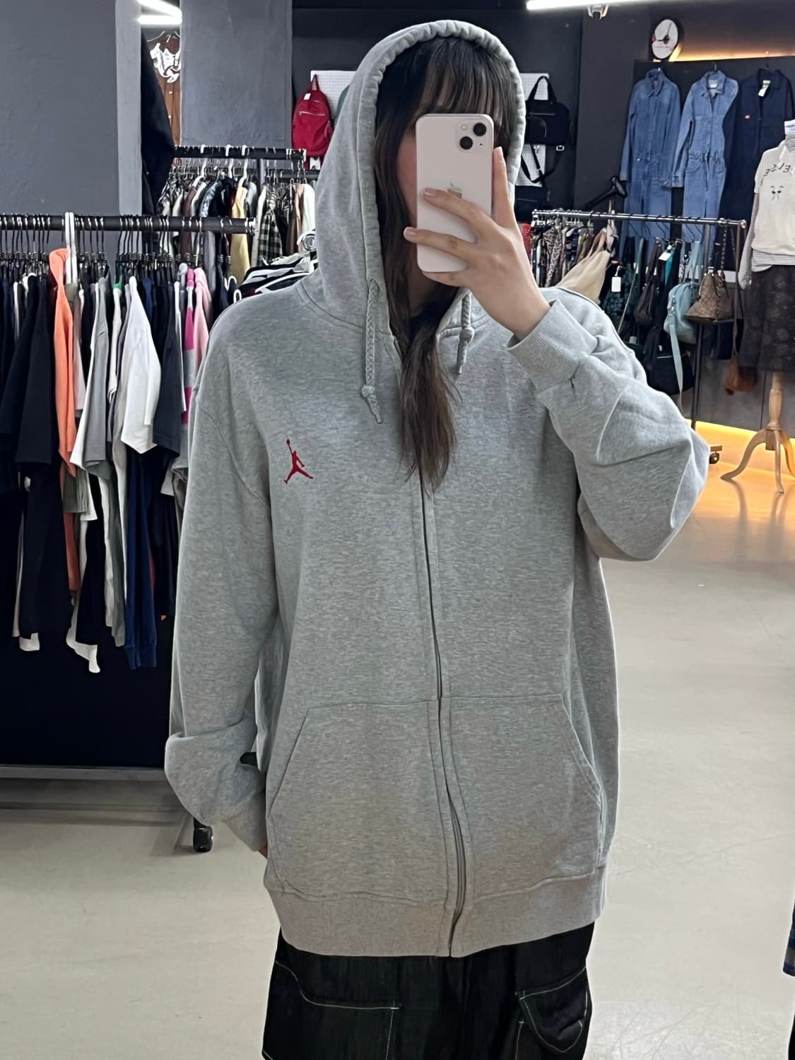 조던 그레이 후드집업 상품이미지2