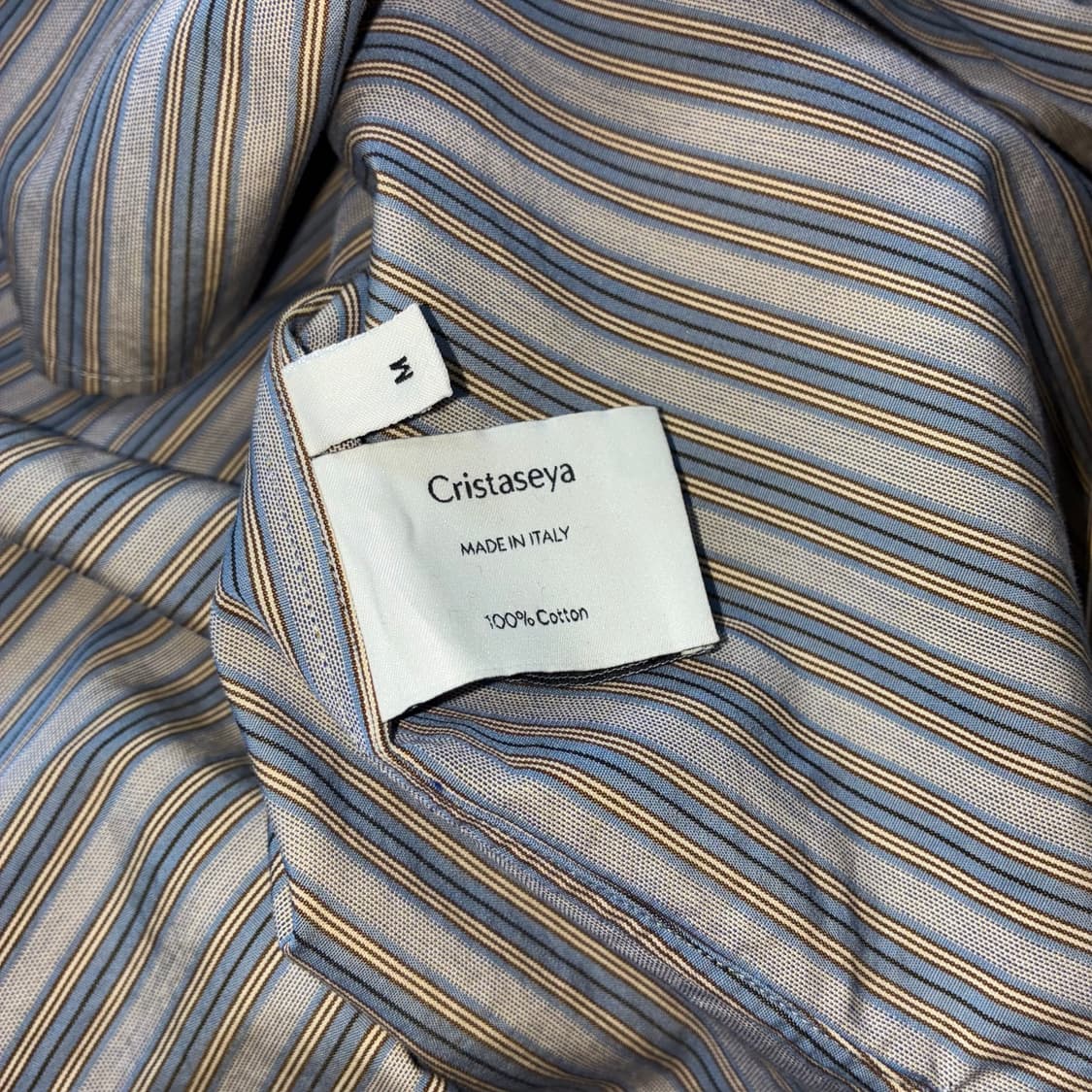 [M] 크리스타세야 핸드메이드 프린지 마오 셔츠 상품이미지3