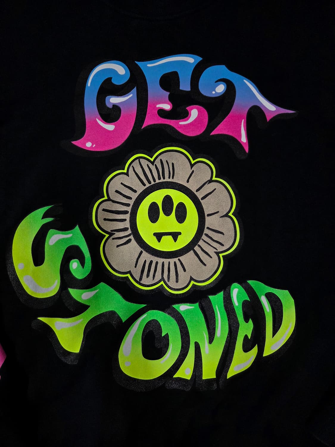 BARROW 블랙 프린트 맨투맨 티셔츠 상품이미지4