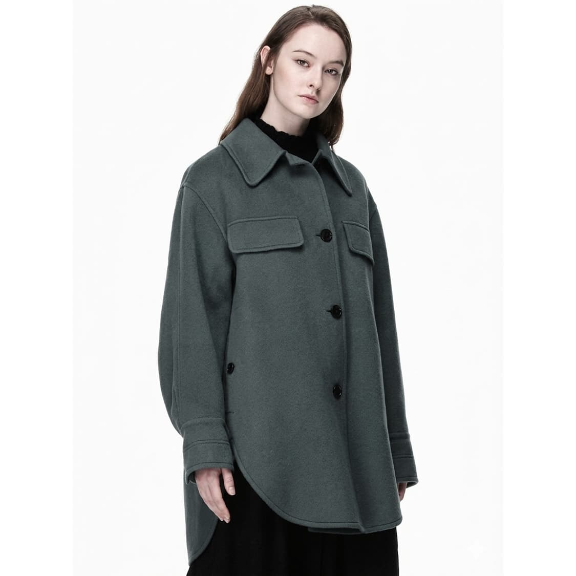 시스템 양모 캐시미어 핸드메이드 자켓 상품이미지2