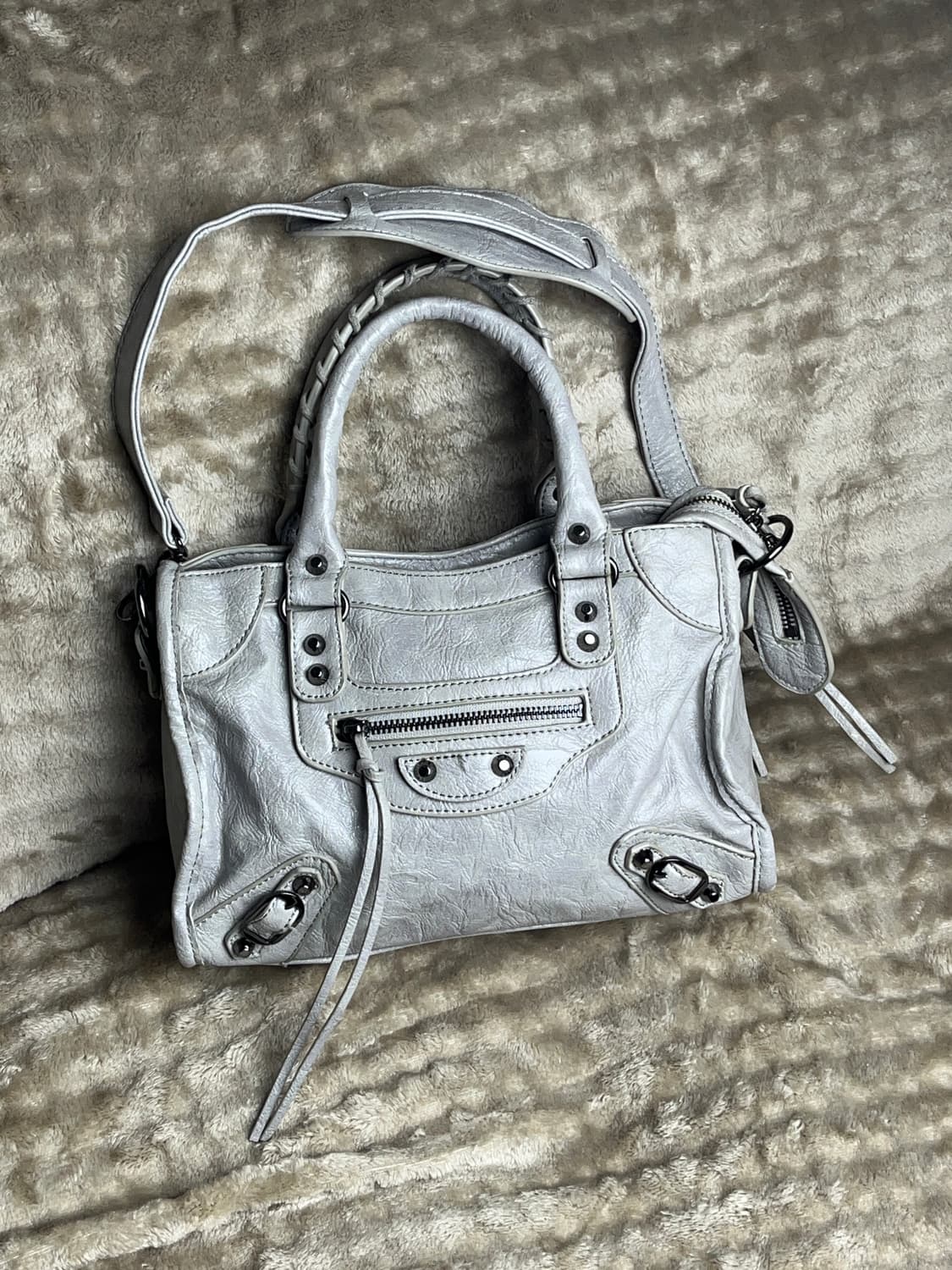 VTG 가죽 숄더백 || 발렌시아가 ST 상품이미지1