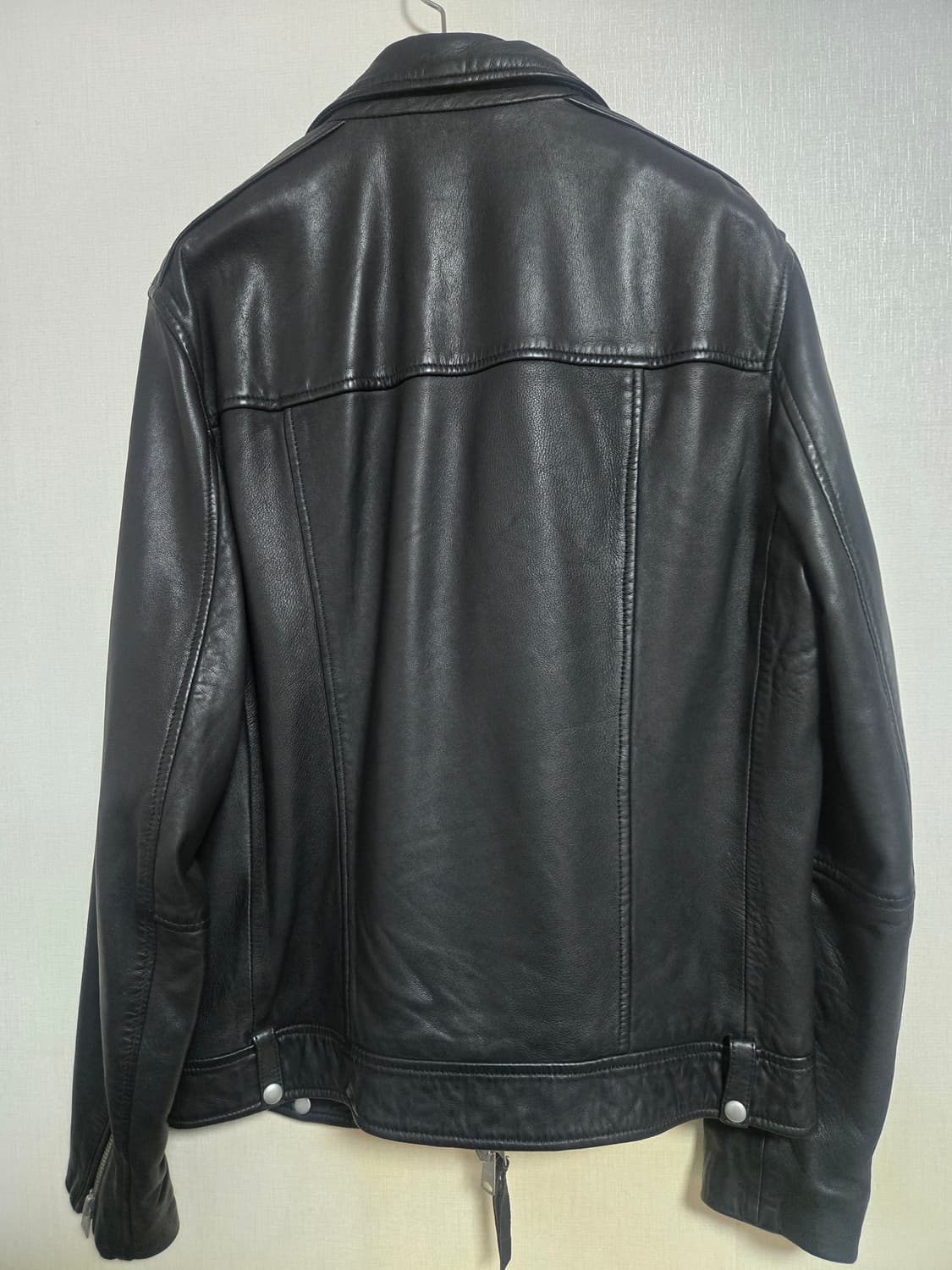 [L] 올세인츠 밀로 바이커 가죽자켓 (싱글 라이더) 상품이미지2