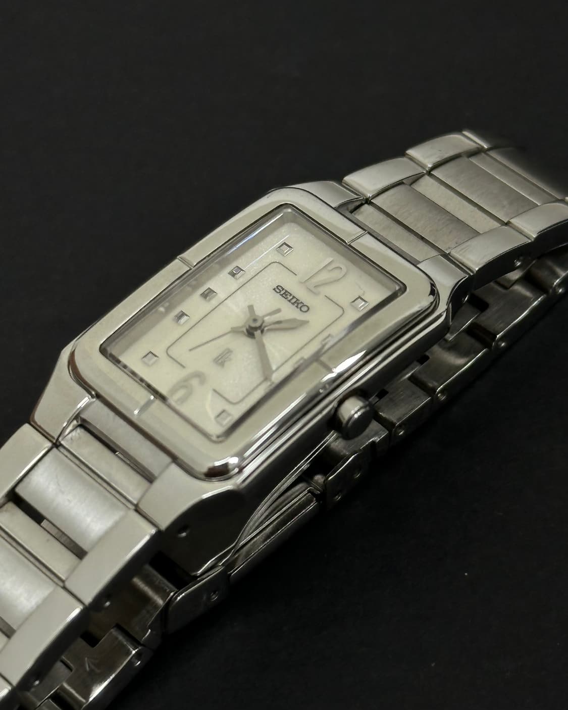 세이코 루키아 렉탱귤러 쿼츠 시계 상품이미지5