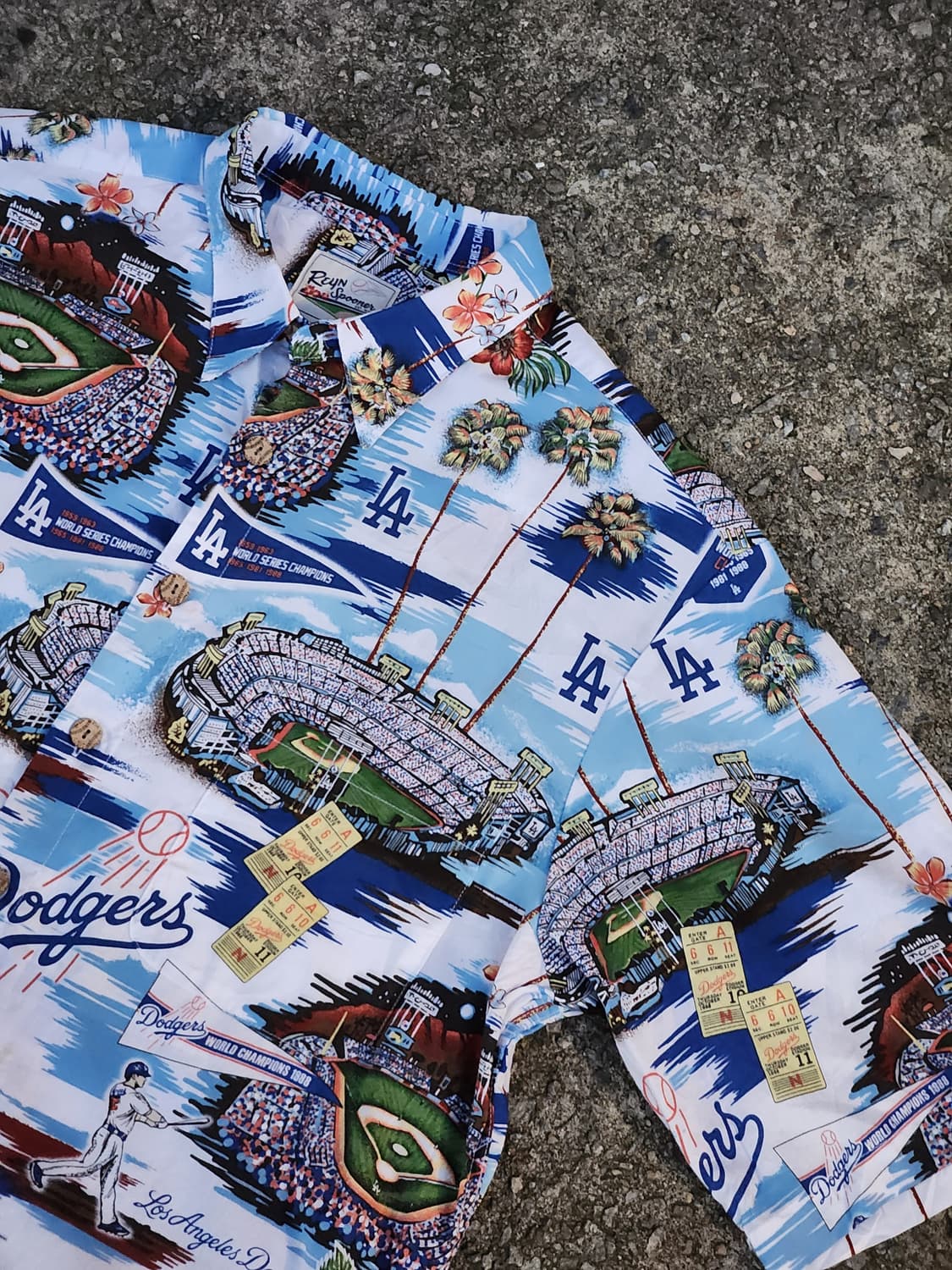 LA Dodgers X Reyn spooner 반팔셔츠 L
 상품이미지6