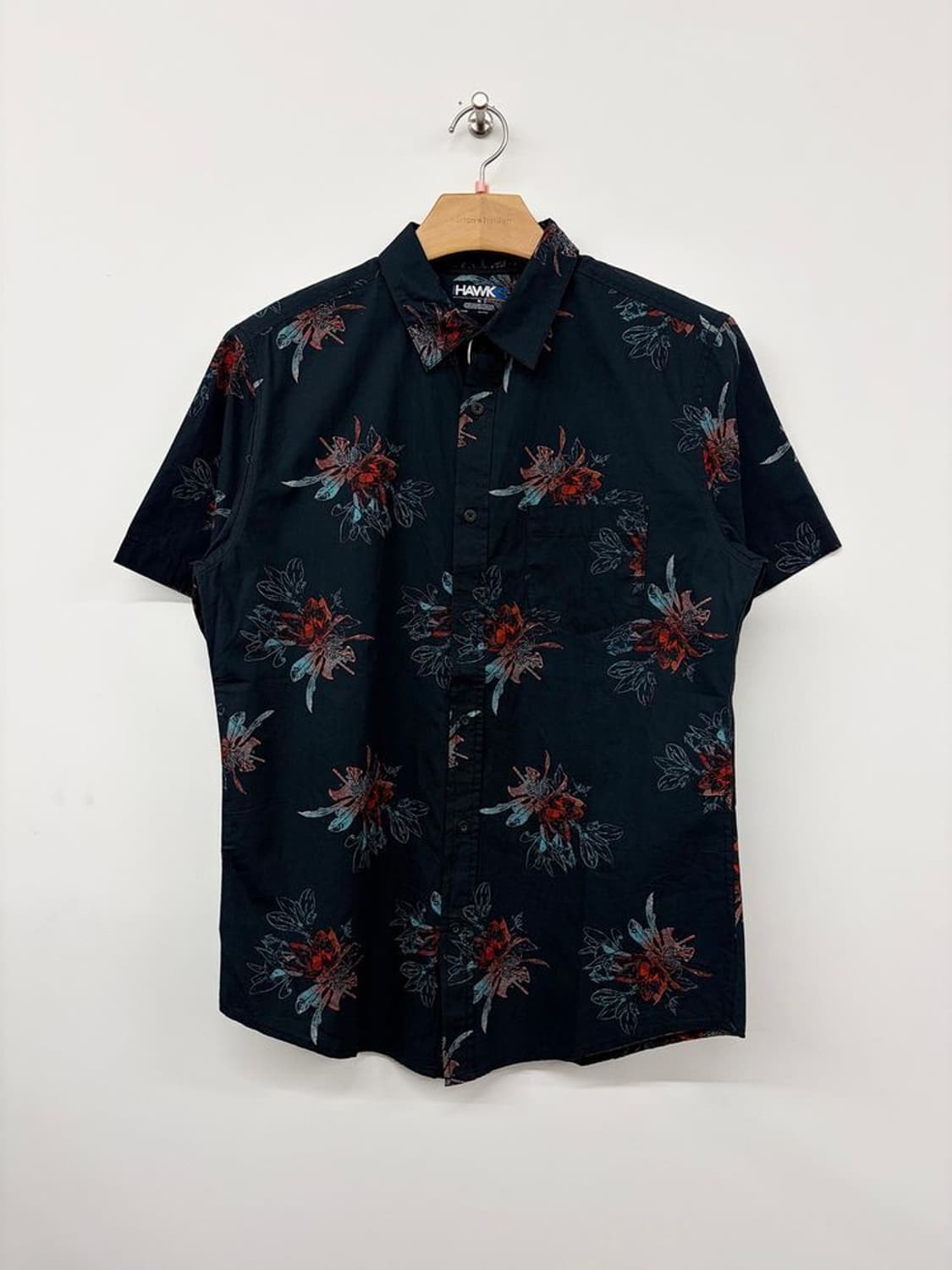 토니호크 Tony Hawk 플라워 패턴 반팔 셔츠 PN9710 상품이미지1