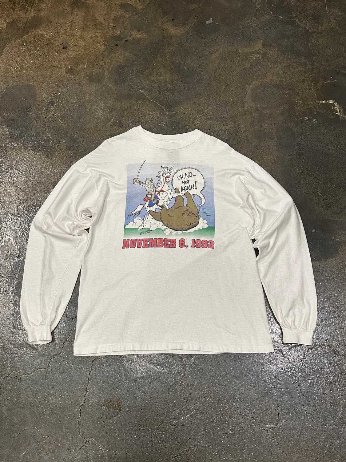 90s Hanes made in USA L/S 헤인즈 롱슬리브 XL 상품이미지1