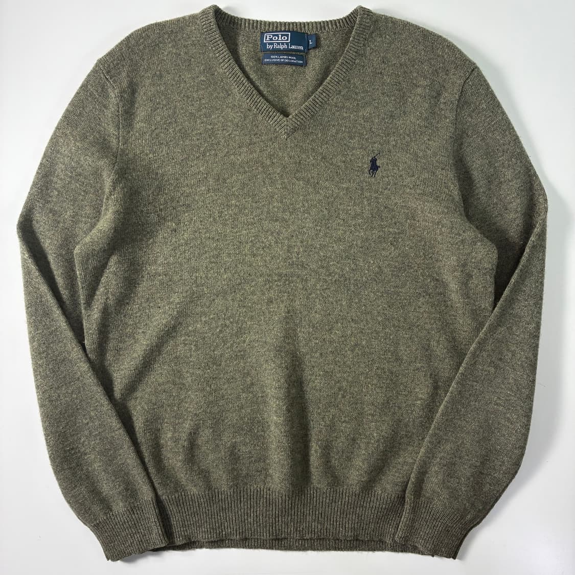 Polo 폴로 랄프로렌 멜란지그레이 램스울 니트 상품이미지1