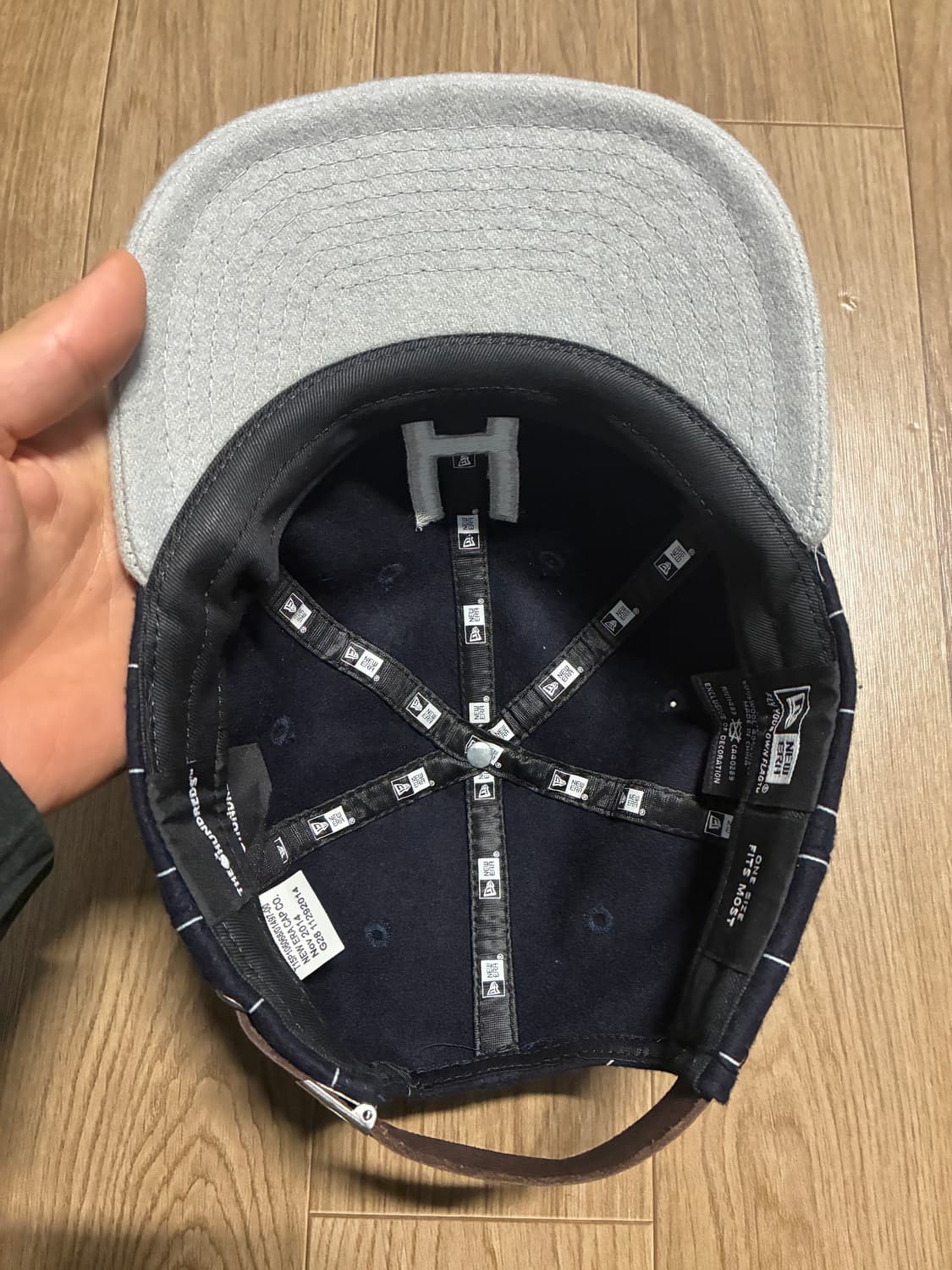 뉴에라 더 헌드레드 울 볼캡 스트라이프 테프스토어즈 상품이미지4