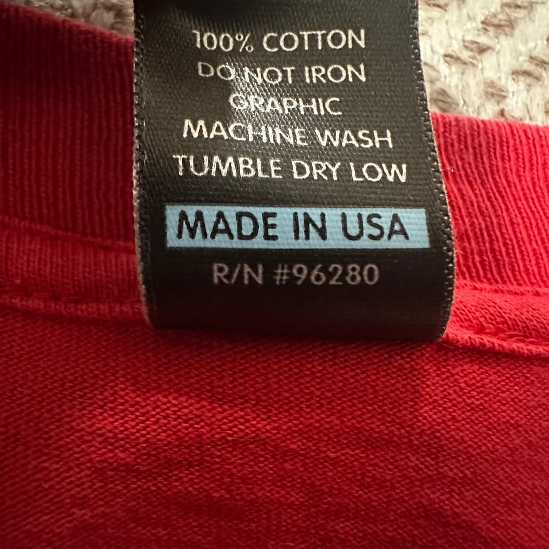 X-LARGE usa made t-shirt red 상품이미지5