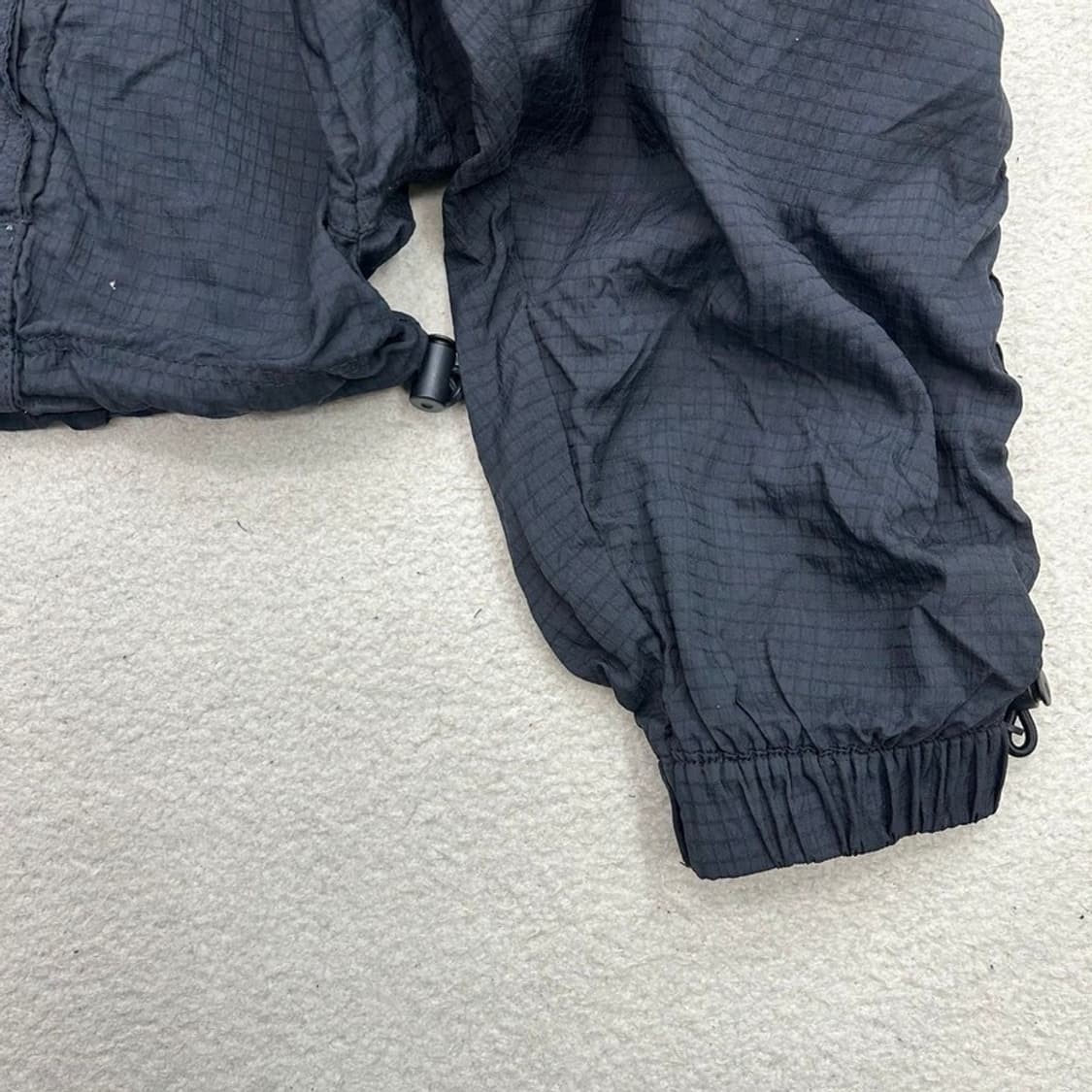 나이키 스우시 크롭 바람막이 블랙 S 상품이미지3