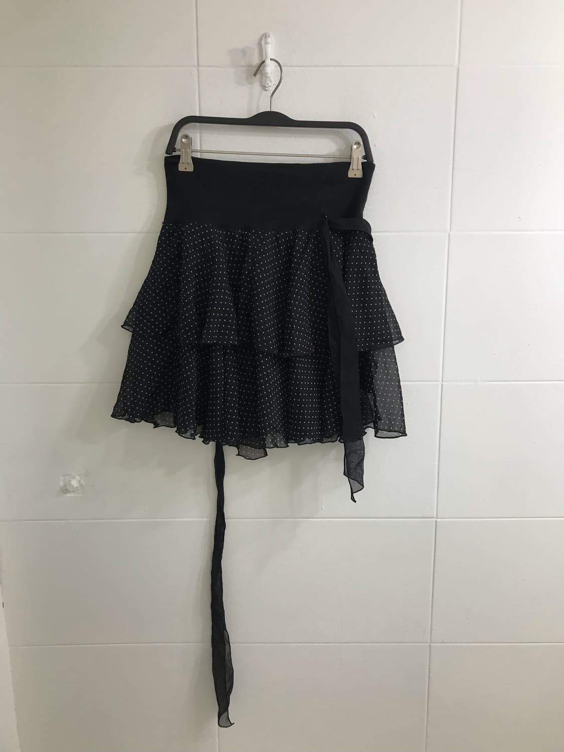 무채색 빅카라 코트 아가일 니혼진 도트 코디세트 상품이미지7