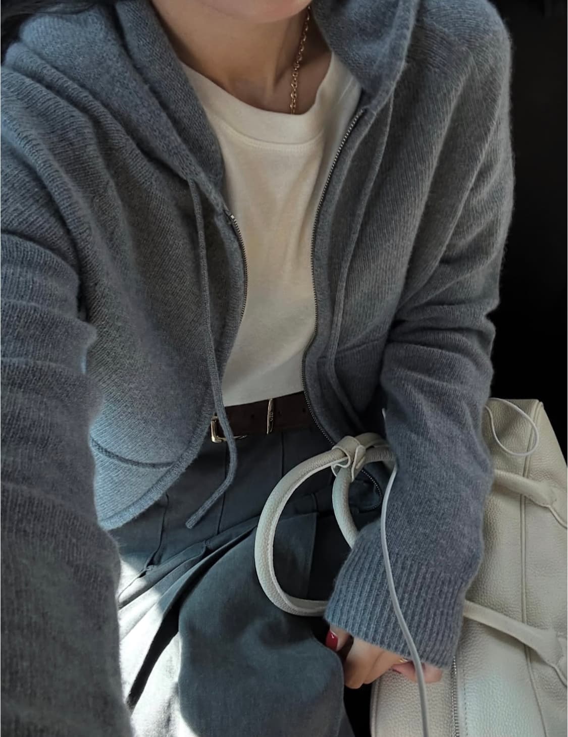 게드 ged 니트 집업 knit zip-up hoodie 상품이미지6