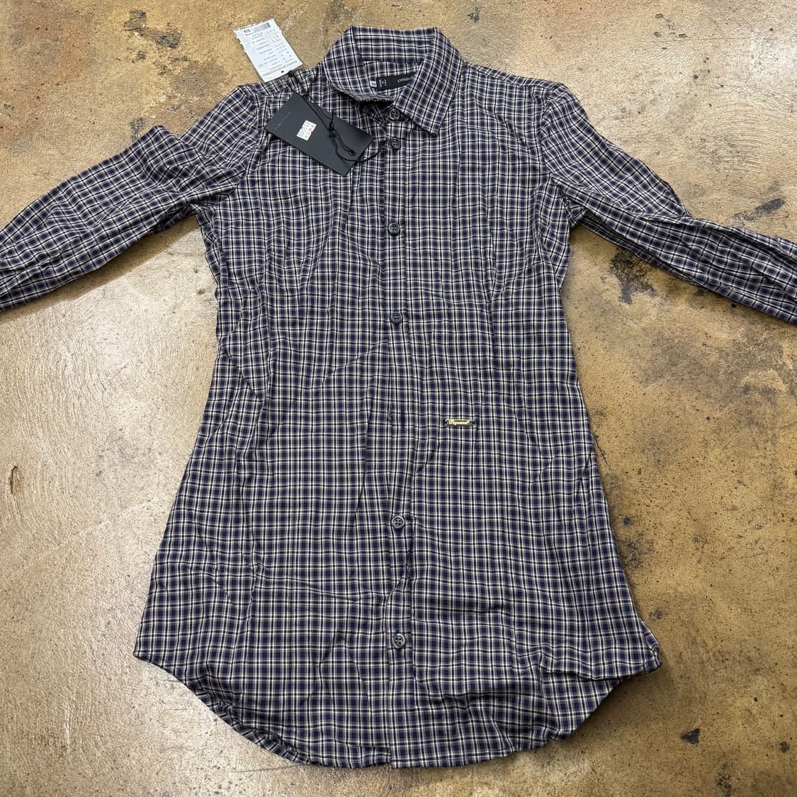 [정품/38] Dsquared2 체크 셔츠 b18 상품이미지3