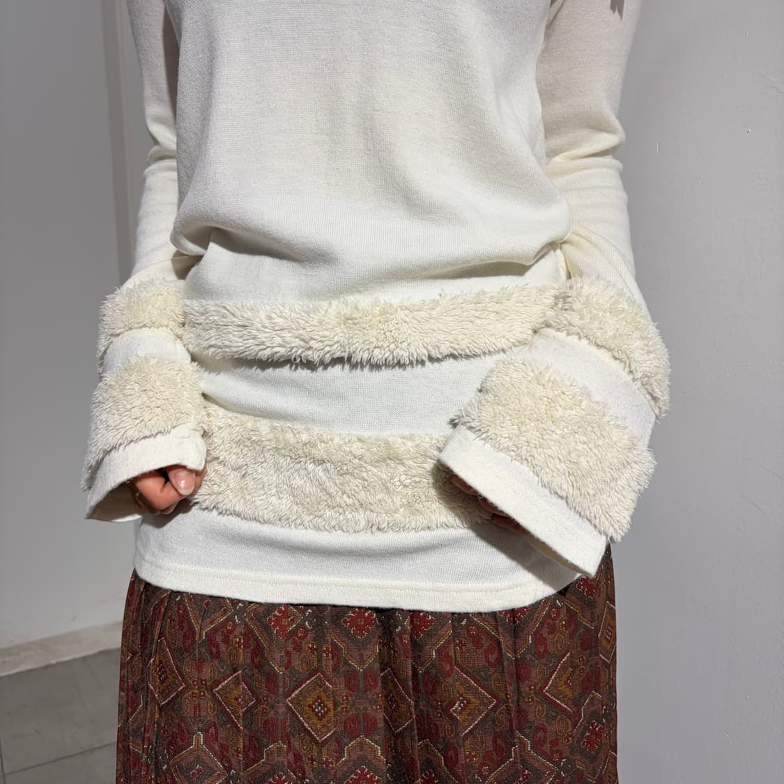 Pumpkin 갸루 퍼 후드 티셔츠 원피스 상품이미지2