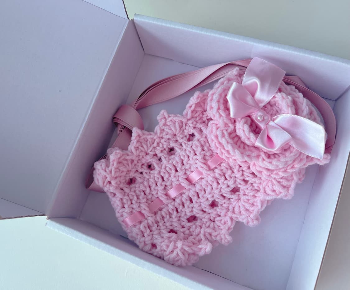 로리타 뜨게 헤드드레스 상품이미지3