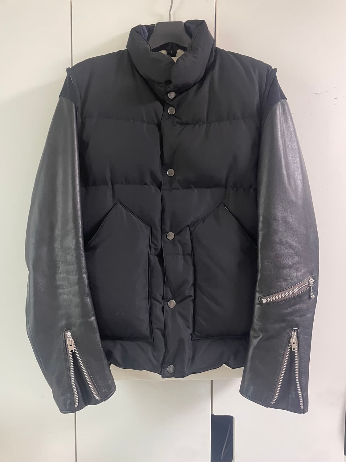 언더커버 08AW 레더슬리브 패딩 상품이미지1