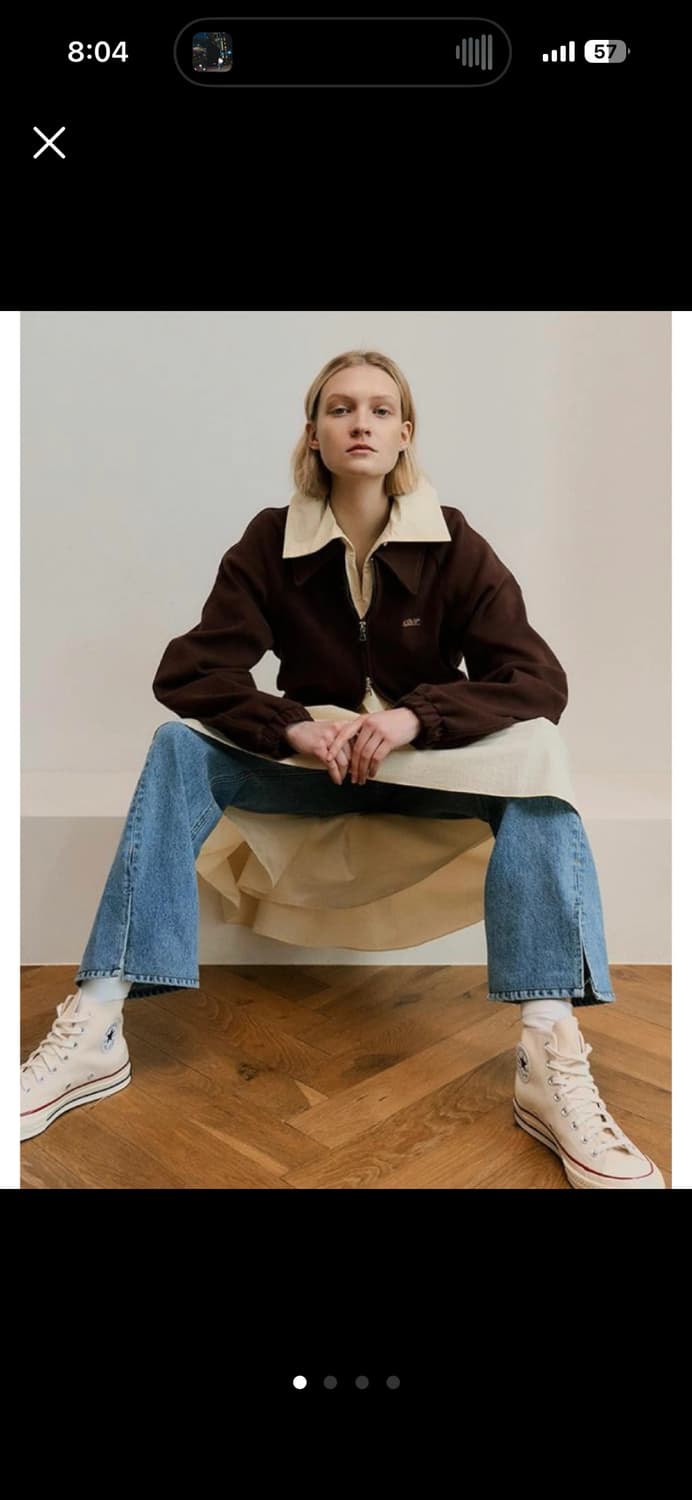 엔오르 브라운 후드 상품이미지2