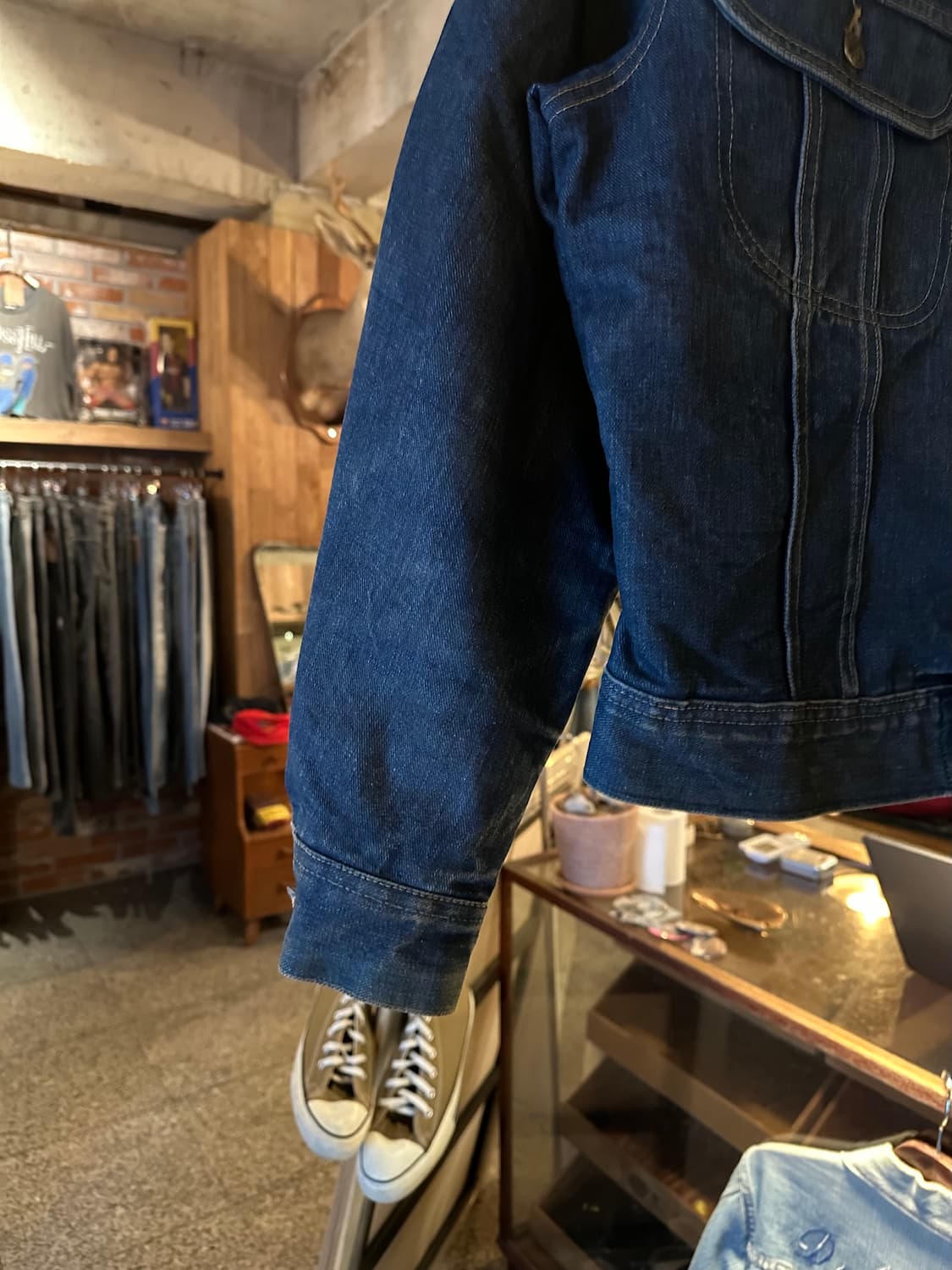 70s USA LEE 빈티지 리 101LJ 스톰라이더 데님 자켓 상품이미지5