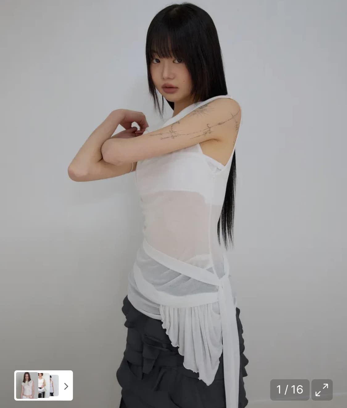 플레어업   Faye Frill Sleeveless 상품이미지1