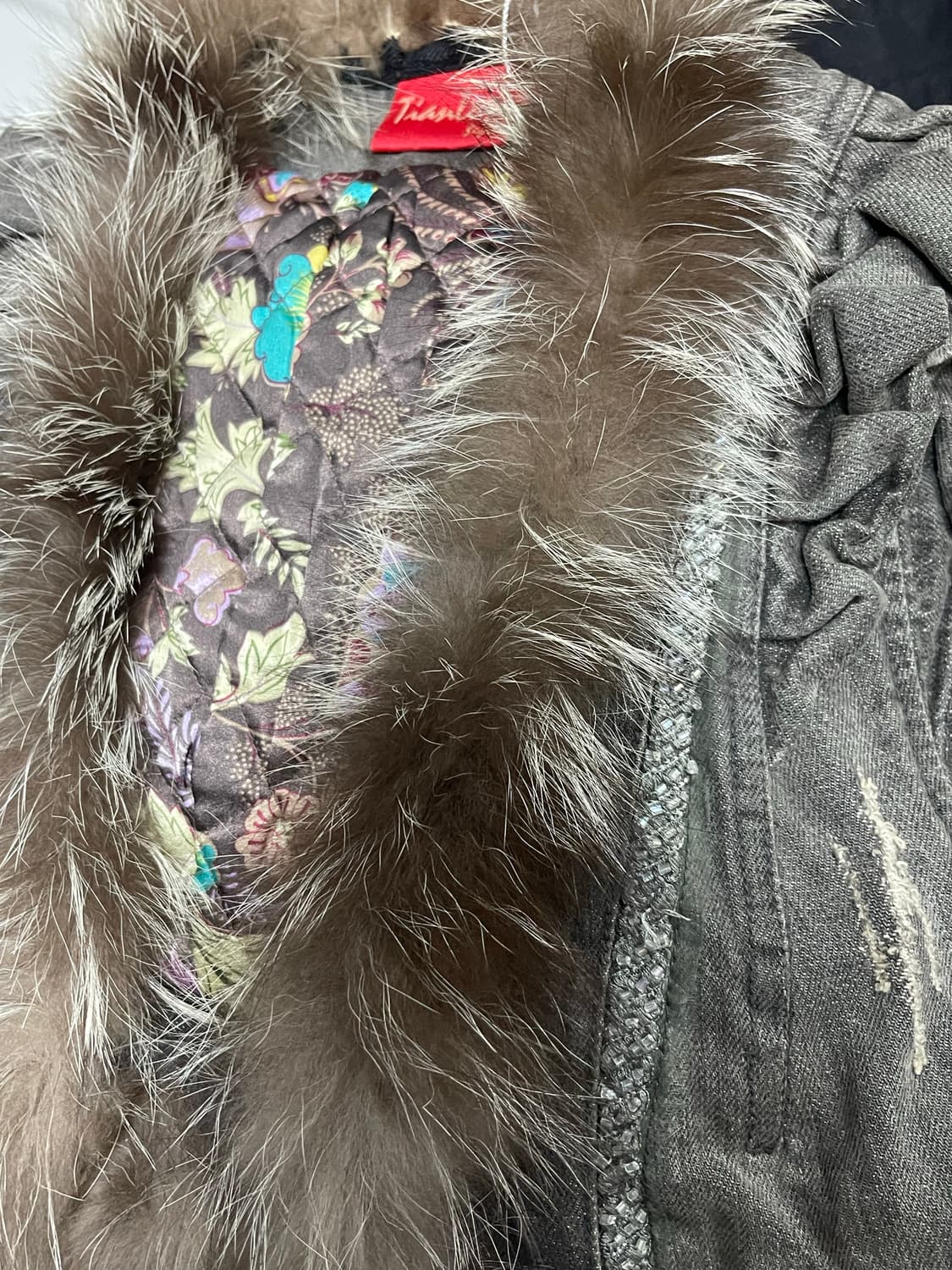 Vintage 웨스턴 퍼 베스트  상품이미지3