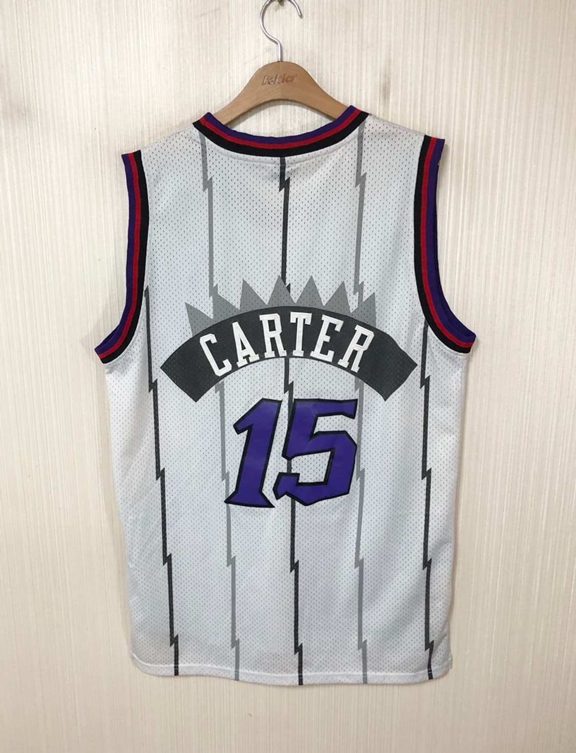 NBA 나이키 98-99시즌 토론토랩터스 유니폼/져지 L #15 빈스카터 상품이미지8