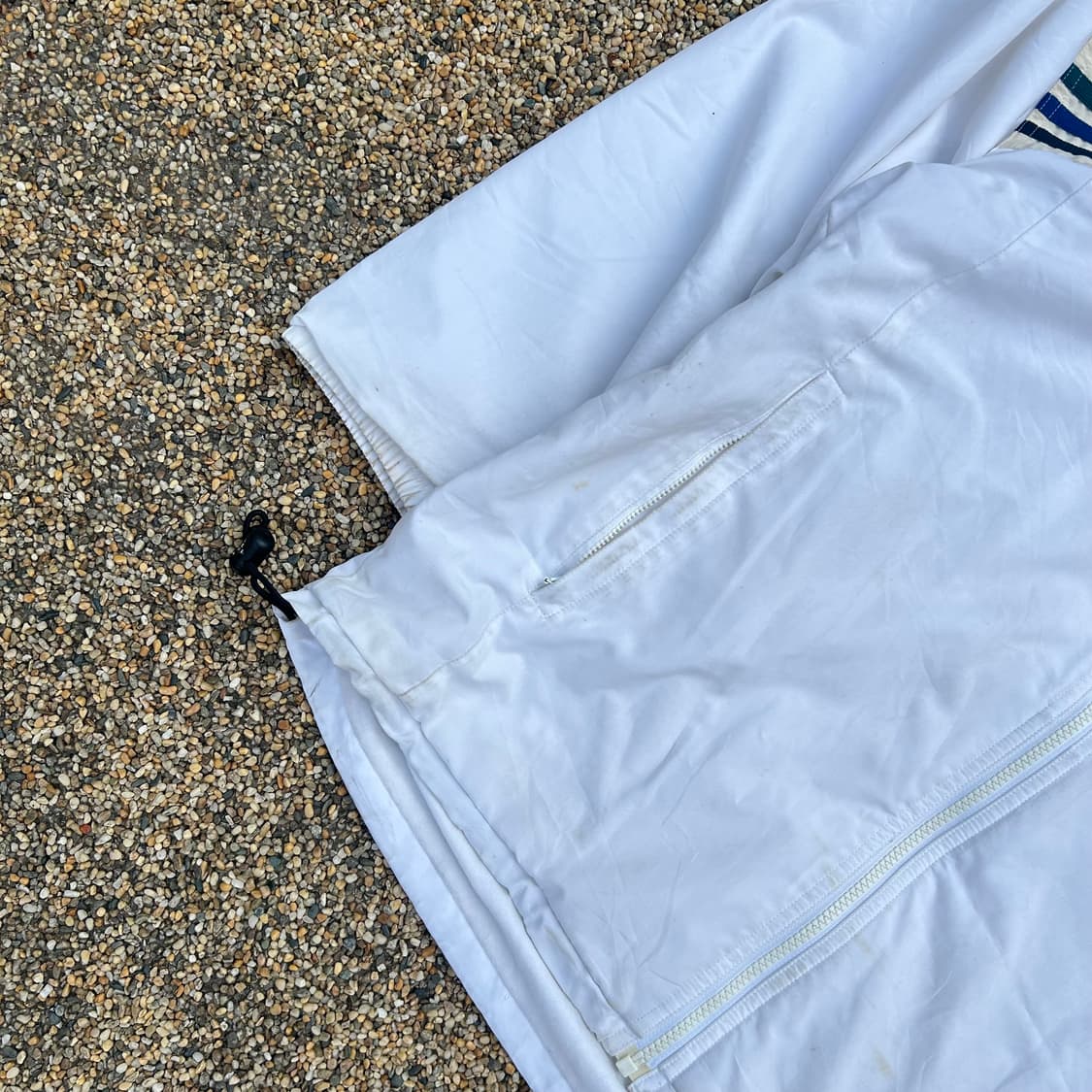 아디다스(ADIDAS) 올드스쿨 화이트 바람막이 자켓 상품이미지3