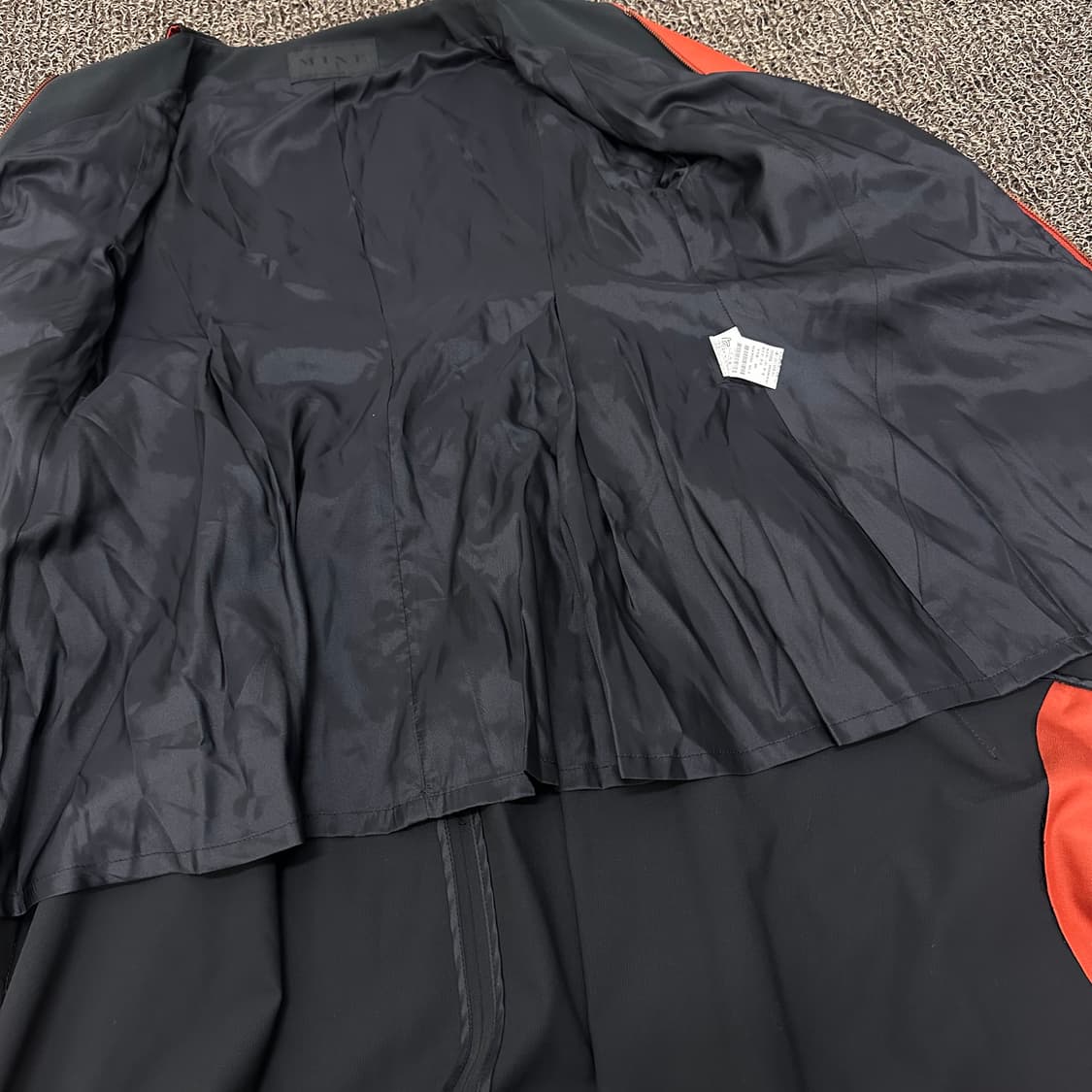 MINE 마인 한섬 여성 양가죽 코트 자켓 블랙 88사이즈 상품이미지8