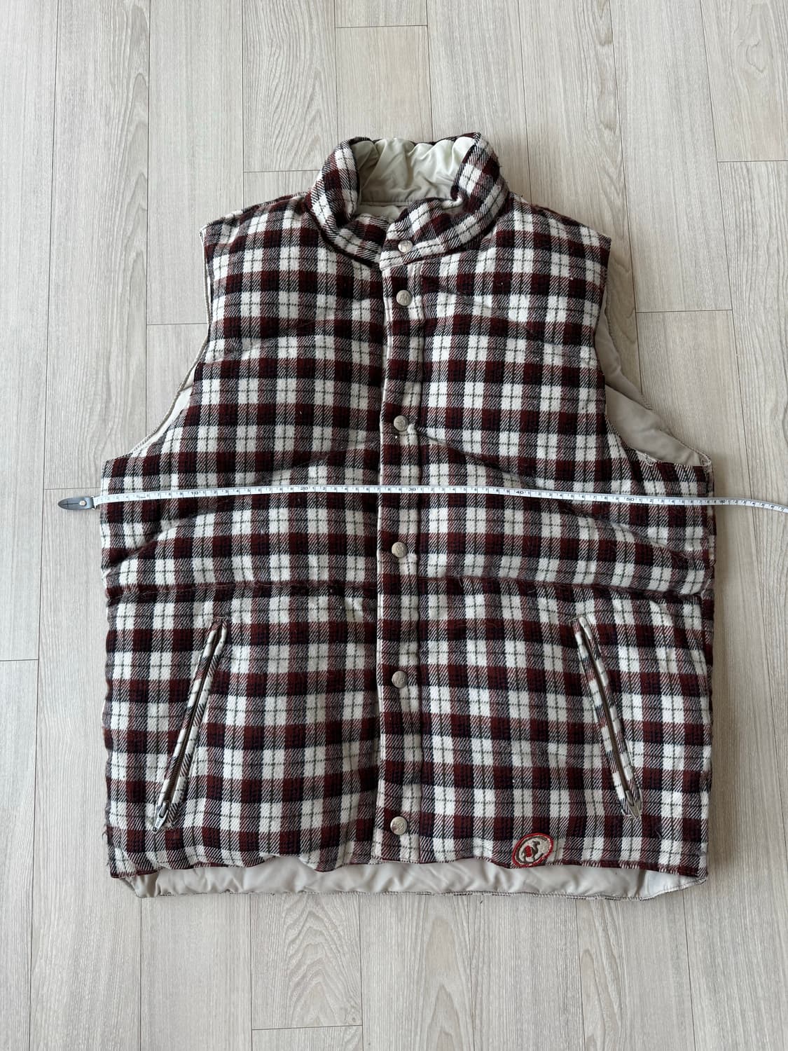 빈티지 카멜 다운 베스트 상품이미지8