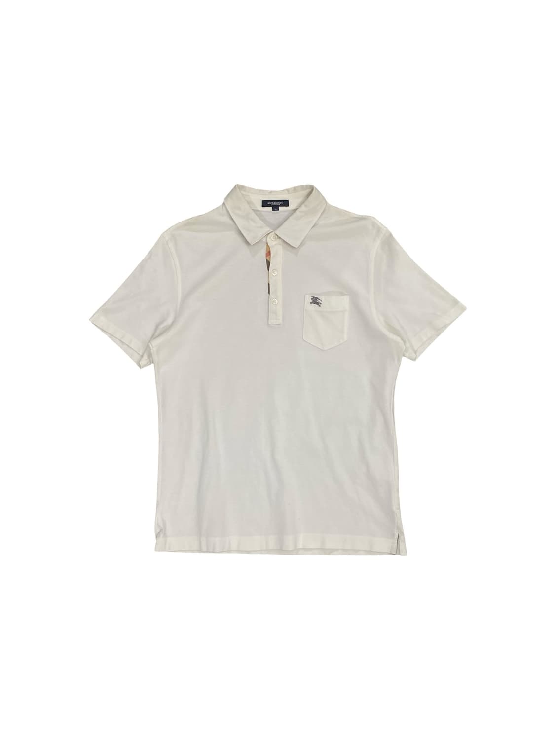 Burberry 베이직 자수 포켓 반팔 티셔츠 상품이미지1