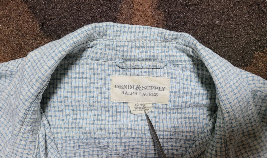 데님앤서플라이 남성용 코튼 셔츠(XXL) 상품이미지7