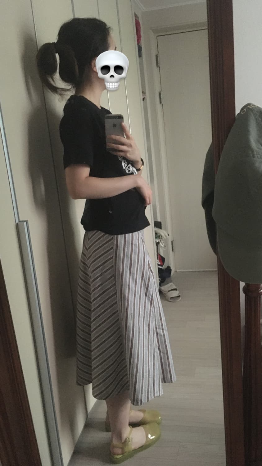 V-pattern skirt 상품이미지6