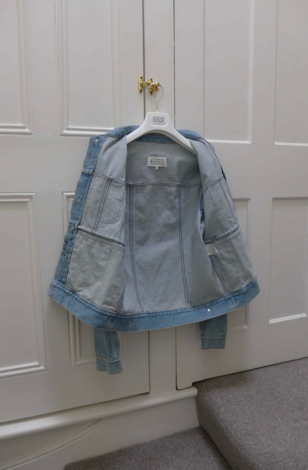 마르지엘라 17ss 블루 패치워크 데님 자켓 상품이미지3