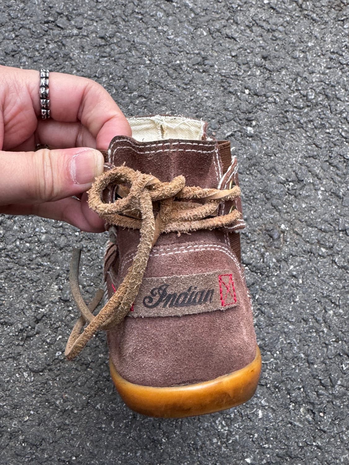 Indian 스터드 스웨이드 웨스턴 부츠 상품이미지6