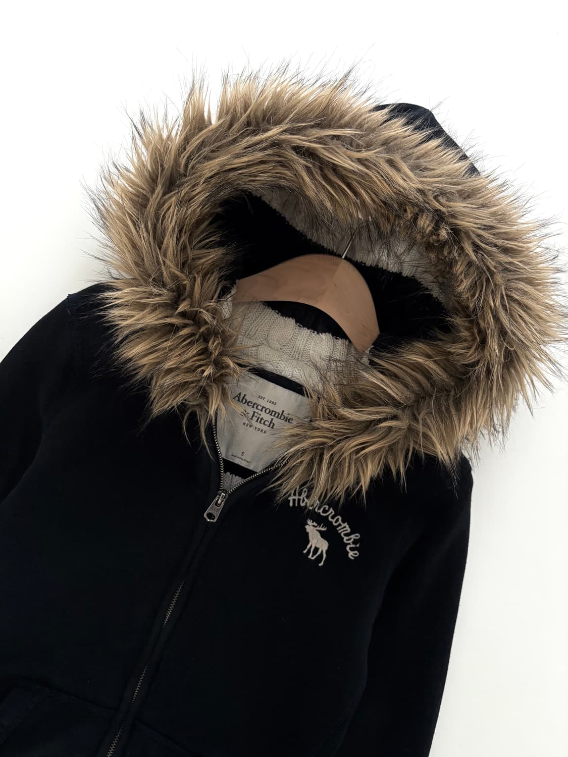 Abercrombie & Fitch 아베크롬비 앤 피치 딥네이비 컬러 울 상품이미지8